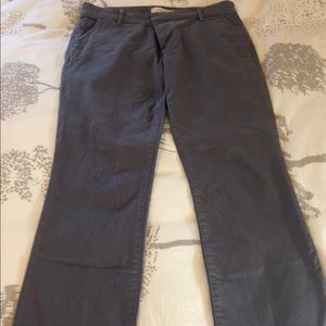 Tory Butch gray capris size 28